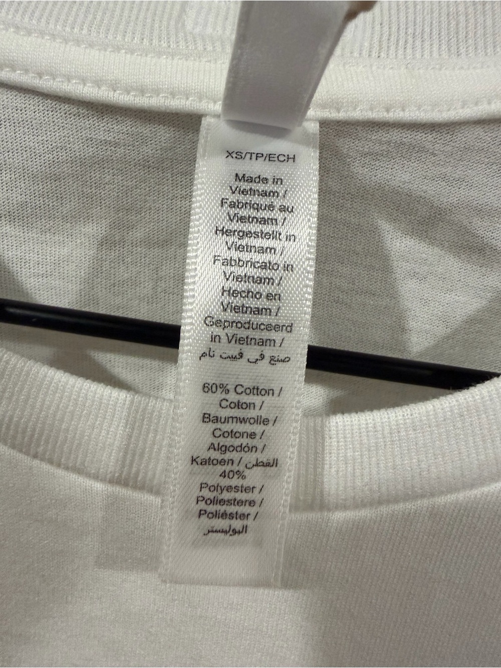 NWT SKIMS Women’s White Crewneck T-Shirt Size XS (Oversized) - Picture 6 of 10